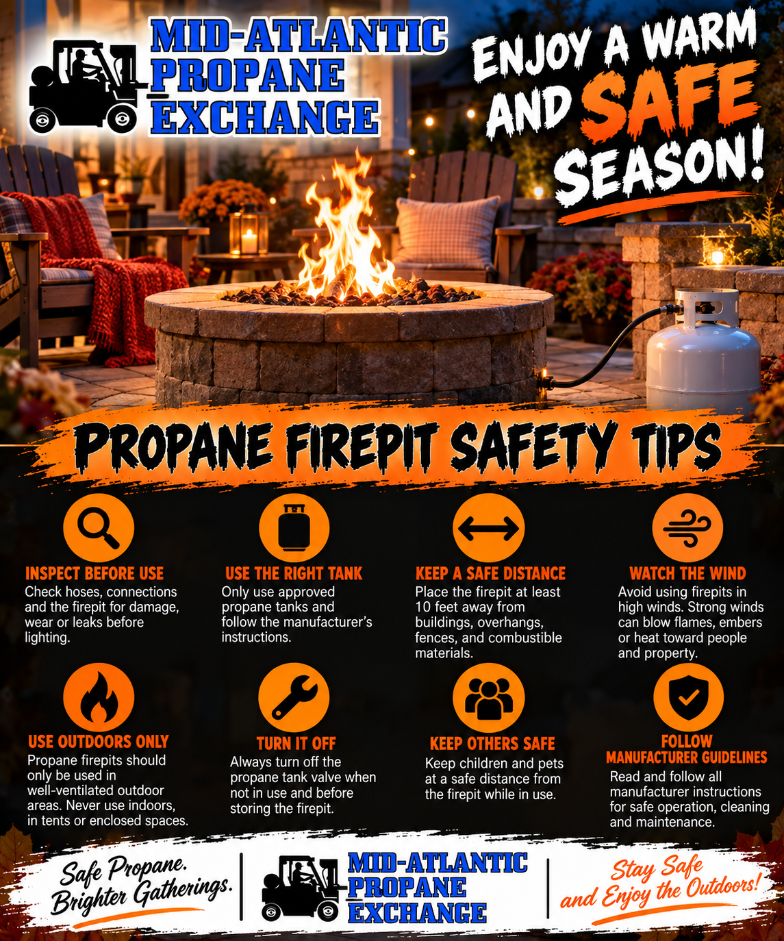 Propane Firepit Safety Tips
