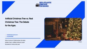 Artificial vs Real Christmas Trees Infographic