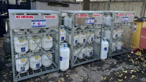 propane storage lockers