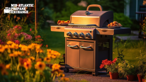outdoor propane grill