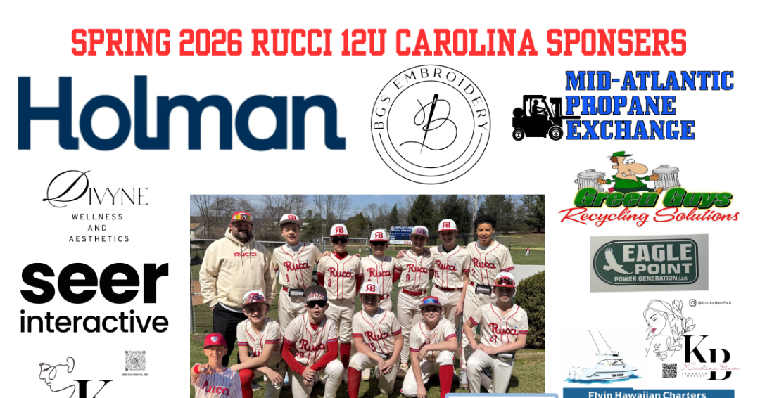 Rucci 12U Sponsorship